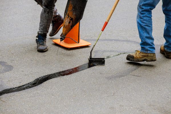 Parking Lot Crack Sealing in Springfield