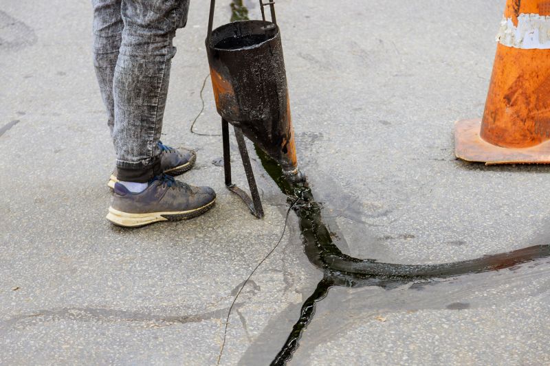 Driveway Crack Sealing